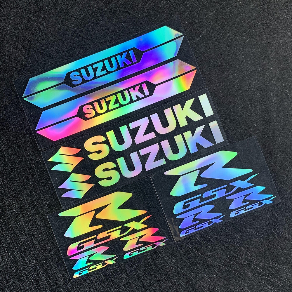 Nhãn dán phản quang suzuki nhãn dán logo gsx-r phụ kiện trang trí thân bình nhiên liệu thích hợp cho suzuki gsx-r 1000 gsx-r 150 gsx-r1100 gsx-r750 gsx-r600