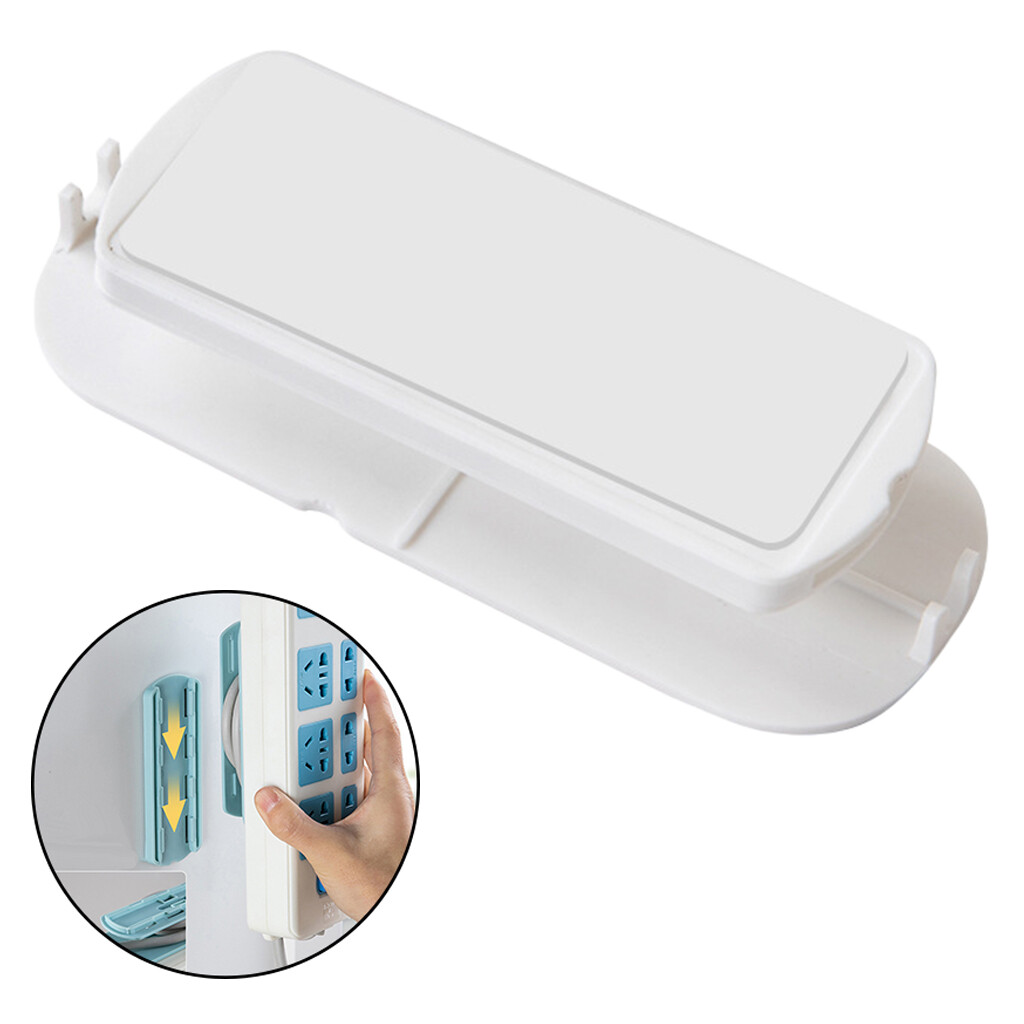 Baoblazeelf Giá Đỡ Dải Điện Dính, Bộ Cố Định Ổ Cắm Cố Định Gắn Tường