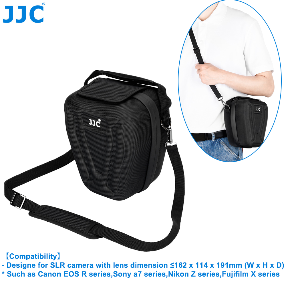 Máy ảnh JJC trường hợp vỏ cứng Ốp điện thoại dạng ví gấp túi đeo thắt lưng