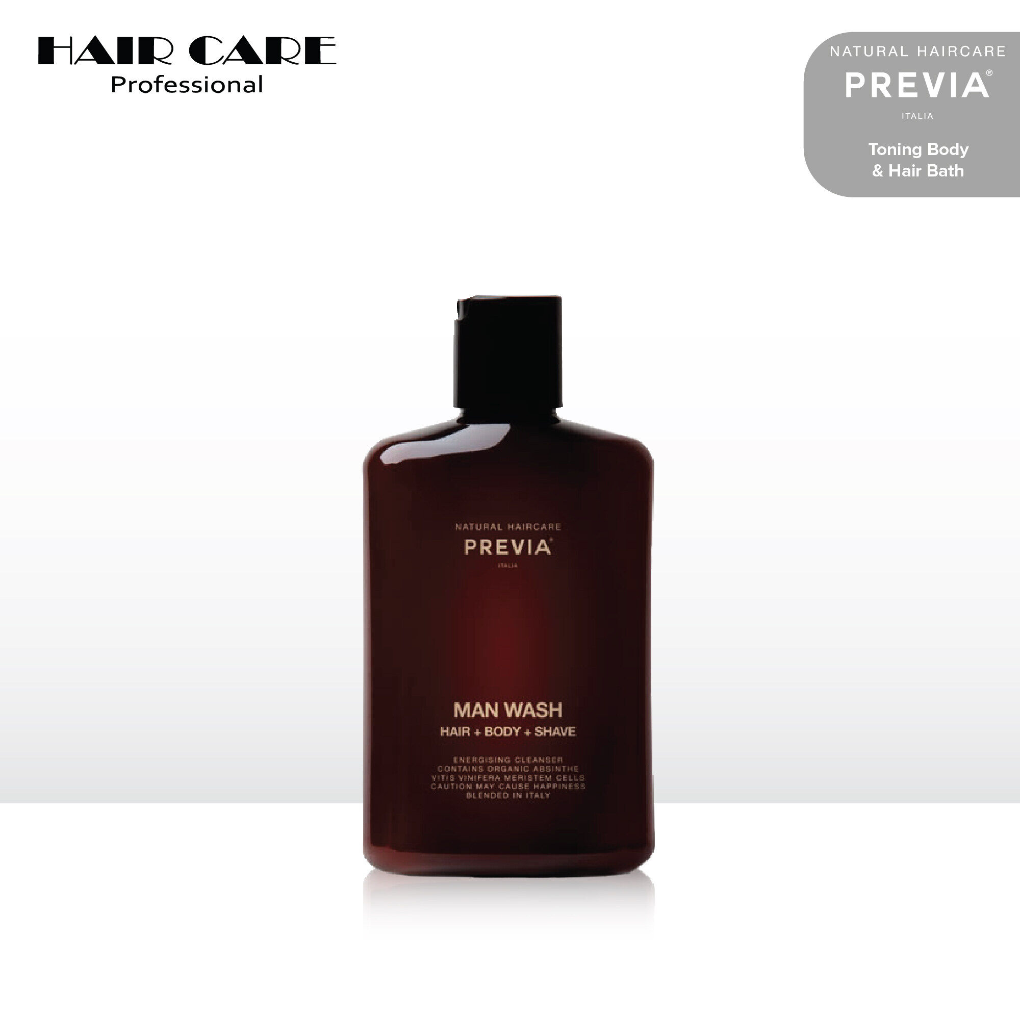 Gambar PREVIA MAN WASH (HAIR+BODY+SHAVE) 250ML