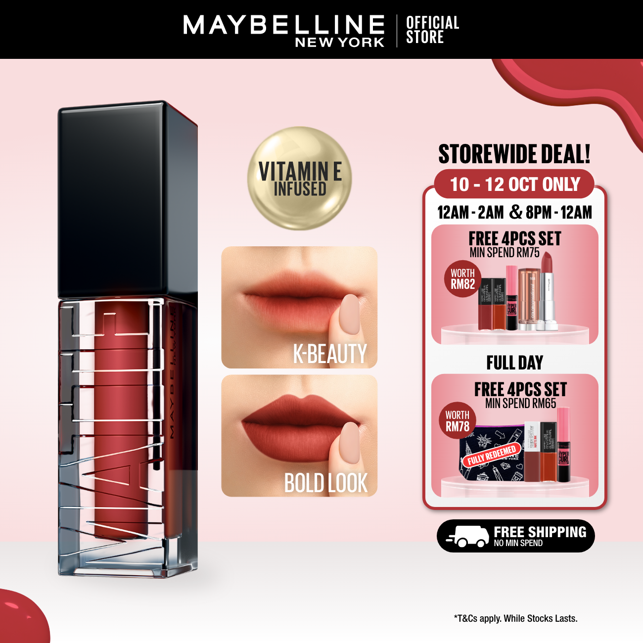 Gambar Maybelline Color Sensational Cushion Matte Liquid Lipstick (Soft Velvet Finish, Vitamin E Infused, Moisturized Lips, Soft Matte)