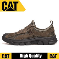 Caterpillar shoes for men sneakers breathable mesh leather sports shoes CAT mens casual shoes