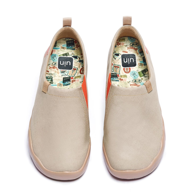 UIN Men's Walking Travel Shoes Slip On Casual Loafers Lightweight Comfort Fashion Sneaker Toledo Oxford Tan ราคา 3,638 บาท*ส่งฟรี