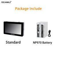 FEELWORLD F6 PLUS V2 6 Inch on Camera DSLR Field Monitor 3D LUT Touch Screen IPS FHD 1920x1080 Video Focus Assist Support 4K HDMI