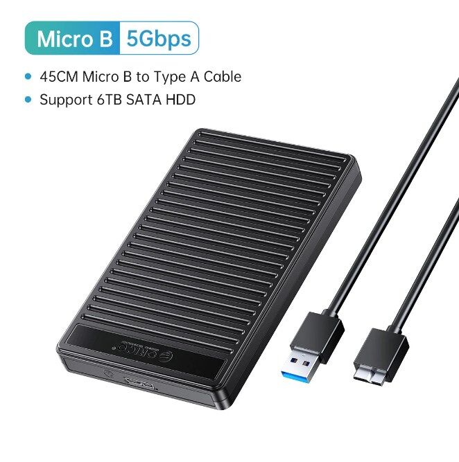 ORICO 2.5 "vỏ bọc ổ cứng USB 3.0 để SATA III cho 2.5 inch SSD & HDD 9.5mm 7mm Hộp đựng ổ cứng ngoài 