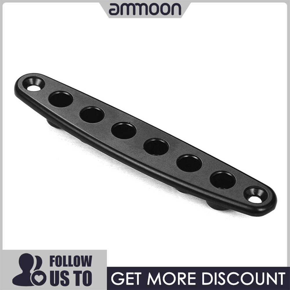 Quà bí mật Electric Guitar Parts Metal Bridge String Through Body Ferrules Bushing Plate for Guitar Replacement