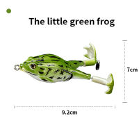 4.3cm/9cm Snakehead Killer 5Colors Soft Plastic Spinner Frog Bait 5g/13g Fishing Frog Lure Top Water Trolling