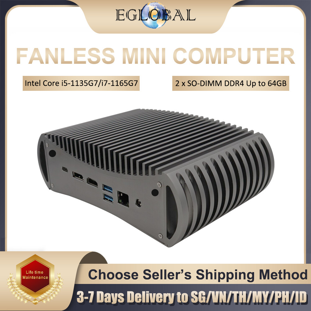 Eglobal Desktop Computer Set Mini PC With Intel Core i5-1135G7 Intel Core i7-1165G7 Support Windows 11 MAX 32G DDR4 1TB SSD to School,Office or Home ราคา 19,498 บาท*ส่งฟรี