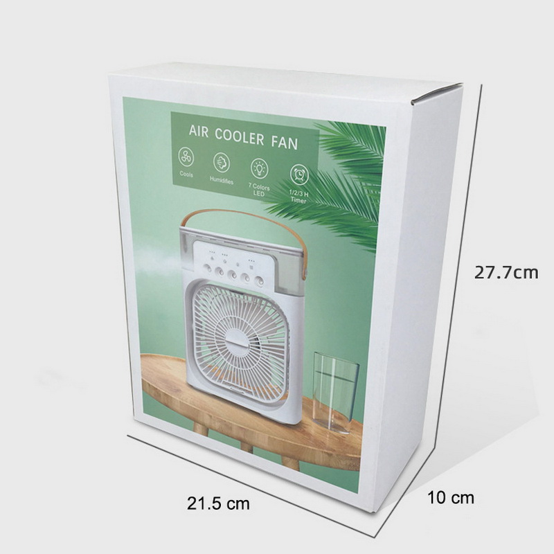 Portable Desktop Air Cooler And Humidifier With 3 Speed Cooling_voghion.com