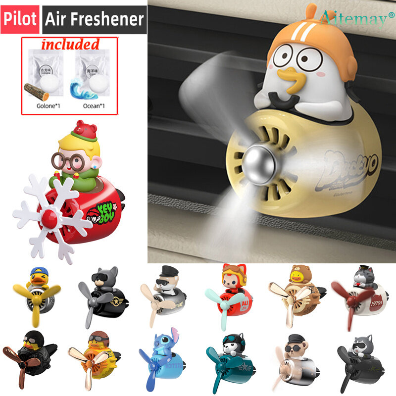 Aitemay Car Air Freshener Pilot Auto Accessories Interior Perfume Diffuser