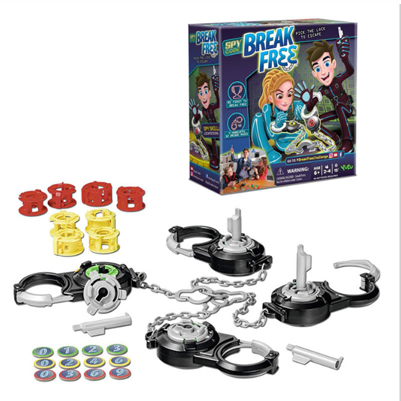 Unisex Details about   NIB Spy Code Break Free Challenge Game Pick The Lock to Escape Age 6 