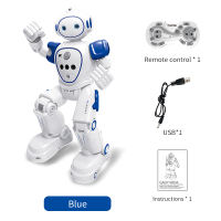 JJRC RC Robot Intelligent Programming Remote Control Electric Robot Smart Action Walk Singing Dance Action Figure Gesture Sensor Educational Toys Gift for Kids Boys and Girls