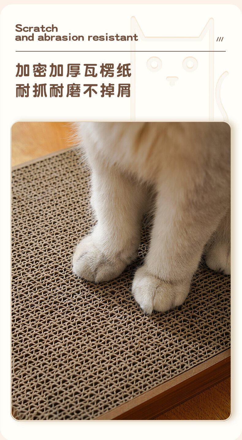 thảm cào móng cho mèo giấy gợn sóng bền cho mèo cỡ lớn không rơi chịu mài mòn kiểu đứng hình chữ l thảm cào móng cho mèo sản phẩm đồ chơi cho mèo 10