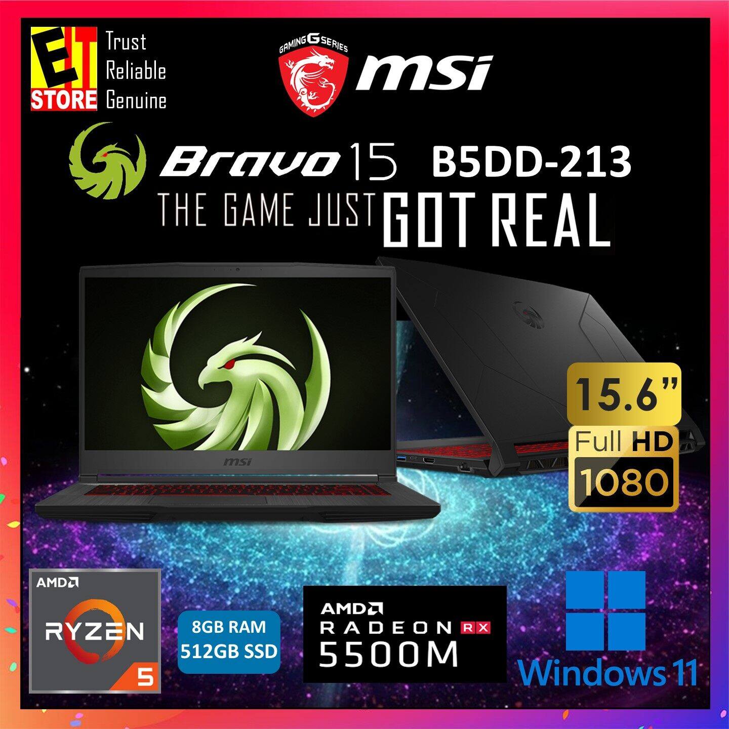 MSI Bravo 15 Price in Malaysia & Specs - RM2953 | TechNave