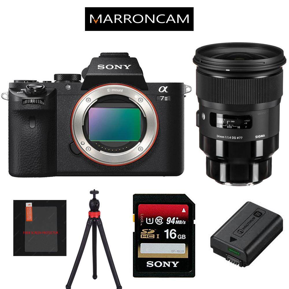 Sony Alpha a7 II Mirrorless Digital Camera (Body Only+SIGMA 24MM F1.4 ART)