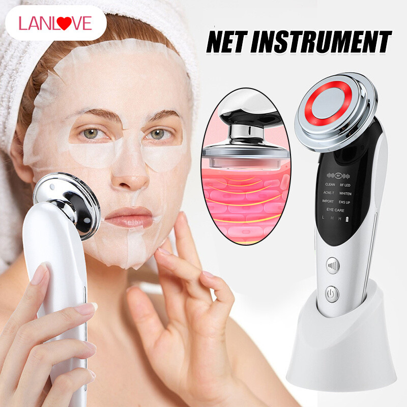 Gambar LANLOVE Facial Massager Skin Care Tool Beauty   Personal Care Face Lifting Machine Multipurpose Rechargeable Women Lady Portable Skin Rejuvenation Instrument