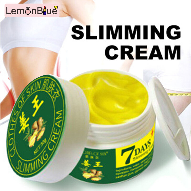 Gambar LemonBlue 30ml Ginger Slimming Cream Leg Body Waist Anti Cellulite Fat Burning 7 Days Weight Loss Cream