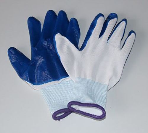 nylon rubber gloves