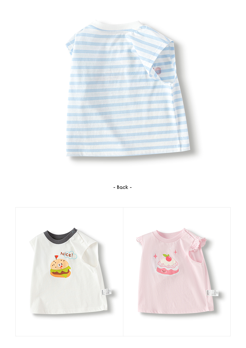 balabala Baby T-Shirt Boy And Girl Short Sleeves 2025 New Spring And Summer Sweet Trendy · v4