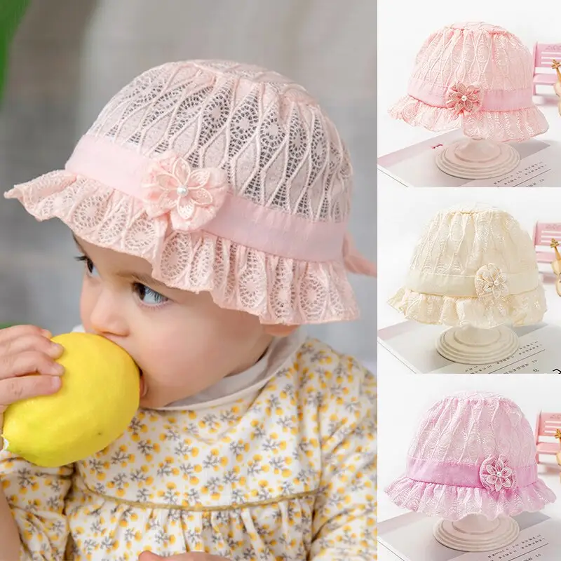 Newborn baby girl sun hats Clearance