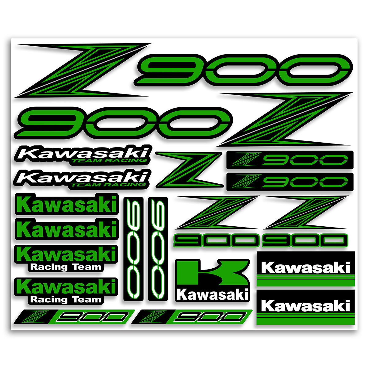 Miếng dán xe máy kawasaki chống nước logo đề can bình xăng cho kawasaki z900 2018 2019 2020 2021 2022 2023