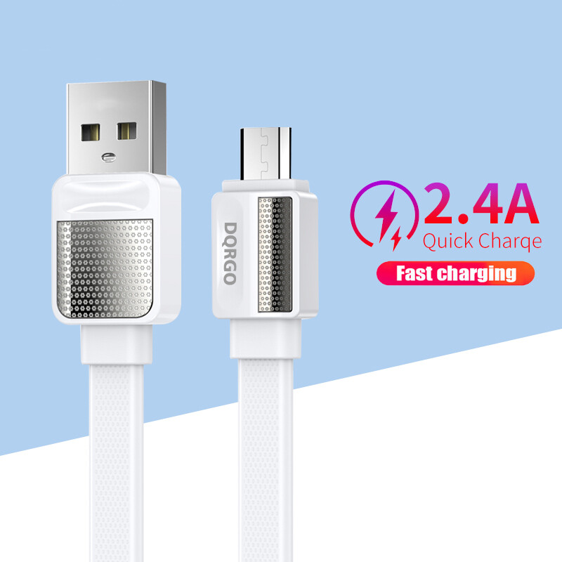 2.4A siêu nhanh cáp sạc Nylon cáp bện Micro USB Cáp dữ liệu điện thoại cho điện thoại Android IOS Micro USB sạc