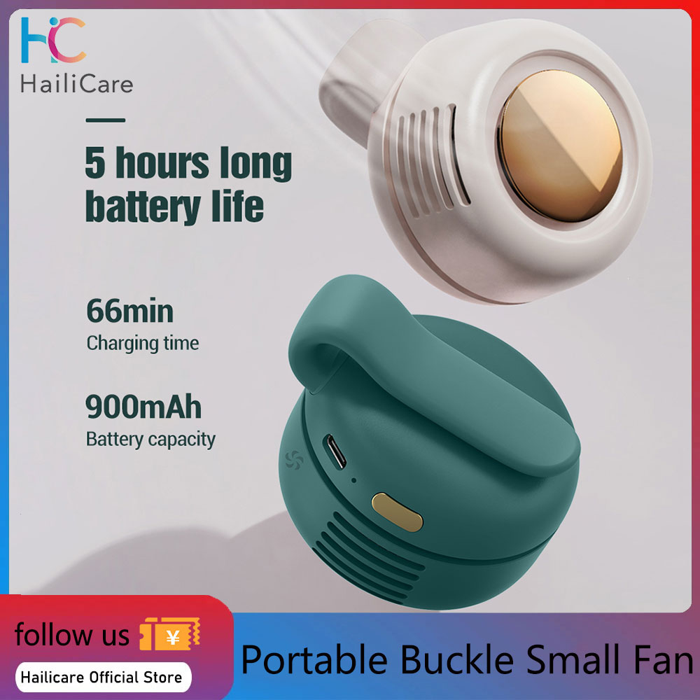 Hailicare khóa di động quạt nhỏ mini quạt bỏ túi xách tay quạt để bàn nhỏ sạc usb whirlwind không cánh quạt hơi nước độc đáo sạc usb