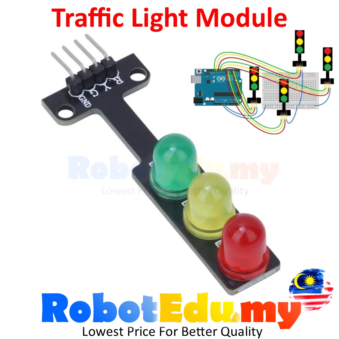 Alert Signal Module Viral Traffic Light Controller 10-Pack Modules - 5mm Digital Signal ...