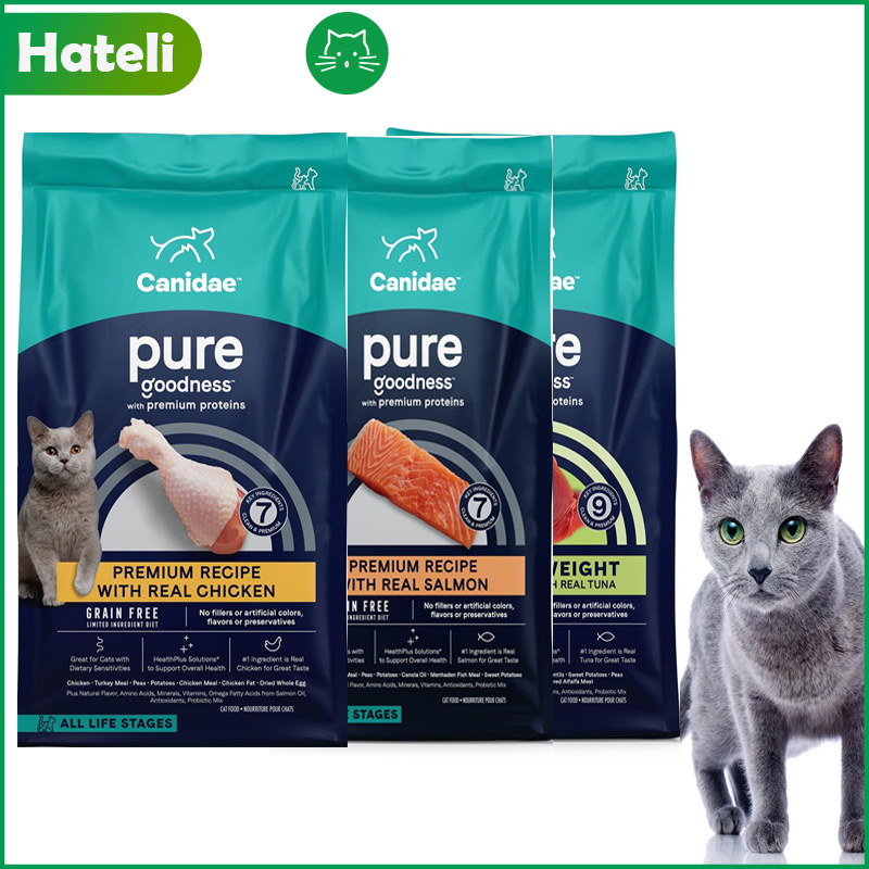 Canidae Pure Limited Ingredient Premium Dry Cat Food Grain-free Kittens Food 10lbs(4.5kg) ราคา 4,099 บาท*ส่งฟรี