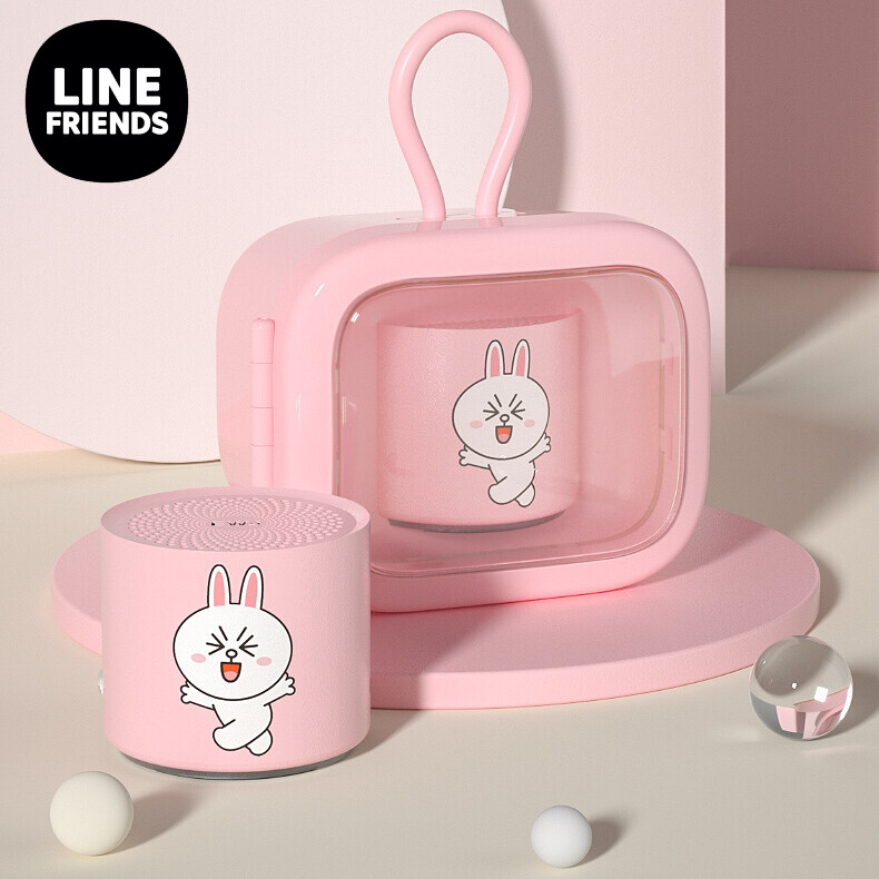 Loa bluetooth không dây line friends loa siêu trầm thiết kế tv cổ điển a128 chống nước âm thanh di động tuyệt vời