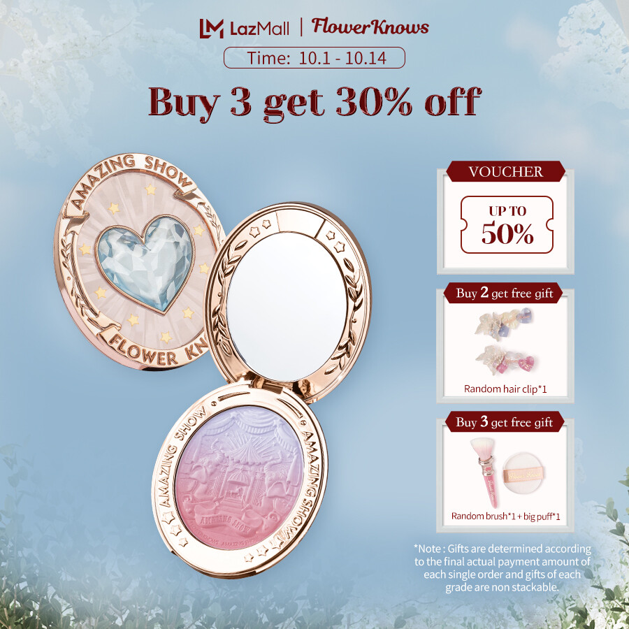 Gambar FlowerKnows Circus Series Gradient Blush 6 Colors