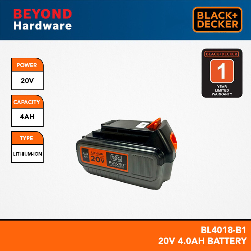 BLACK+DECKER 20V Max Lithium Ion Battery and Charger LBXR20CK