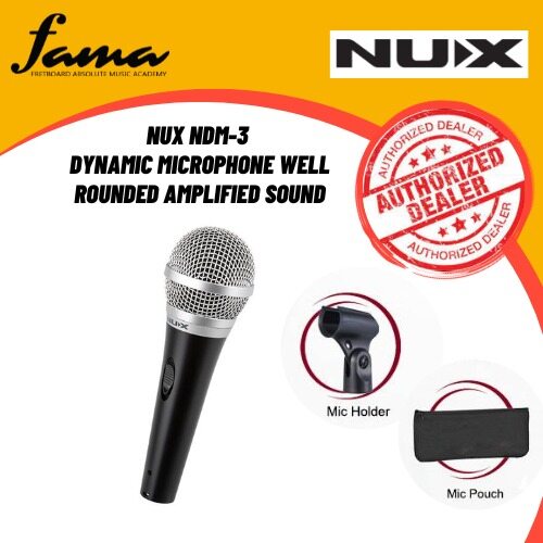 FAMA] Nux NDM-3 Dynamic Microphone Well Rounded Amplified Sound Harga 105 Ringgit*Penghantaran Percuma