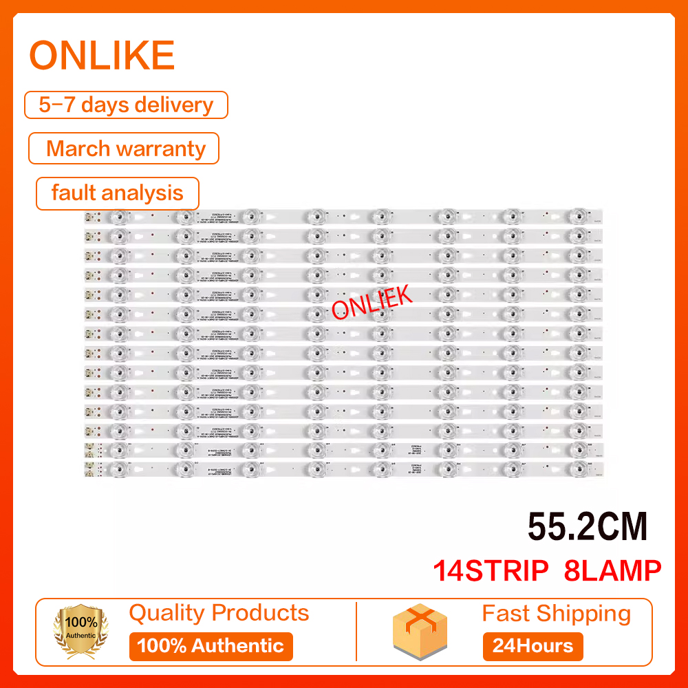 สมาร์ททีวี แอนดรอยด์ทีวีความคมชัดสูง 4K ONLIKE LE55U6500U HAIER 55" LED TV BACKLIGHT(LAMPU TV) HAIER 55 INCH LED TV BACKLIGHT LE55U6500