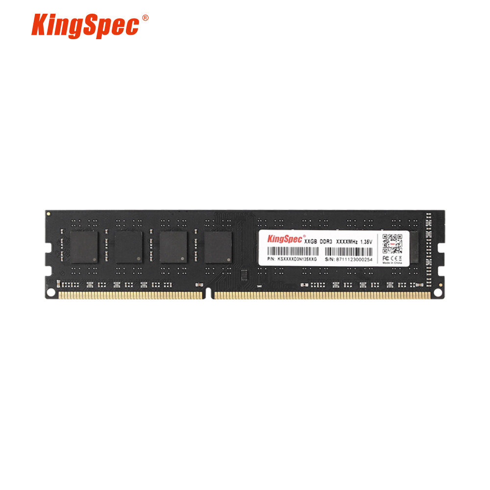 Kingspec DDR3 1600 PC 12800u Bộ nhớ máy tính để bàn dính hai mặt hạt tương thích bộ nhớ máy tính để 