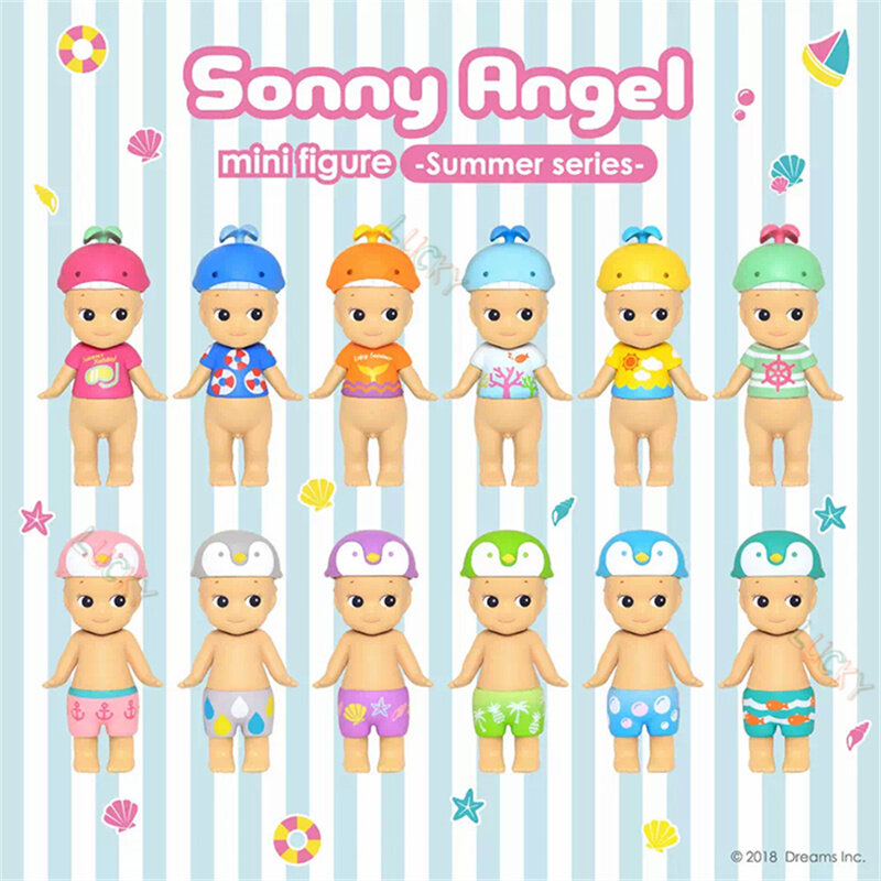 Sonny Angel 2017 mùa hè vocation Series Hộp đồ chơi sưu tập dễ thương búp bê Anime Kawaii mô hình động mô hình em bé giáng sinh bộ sưu tập quà tặng con số dễ thương