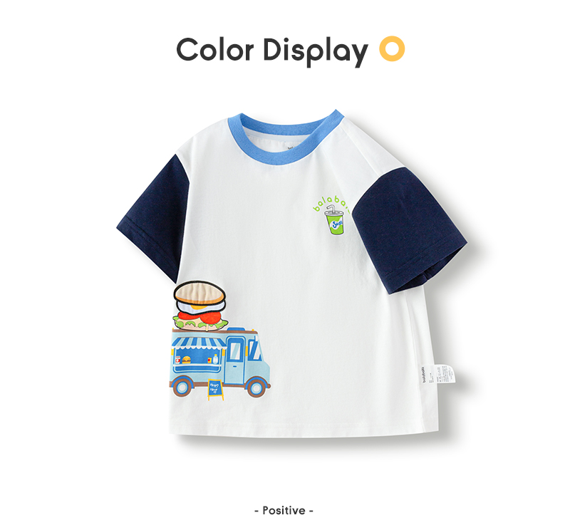 balabala Baby Boy Clothes Kids T Shirt Summer Top Tees Fashion Baby Comfortable · v2
