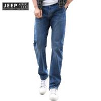 JEEP SPIRIT 1941 ESTD Herren Straight Loose Loose Jeans All-Match Casual Outdoor Business