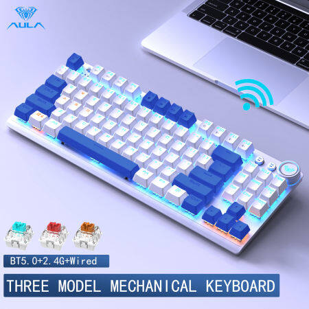 AULA F3001 Wireless Mechanical Keyboard - 87 Keys