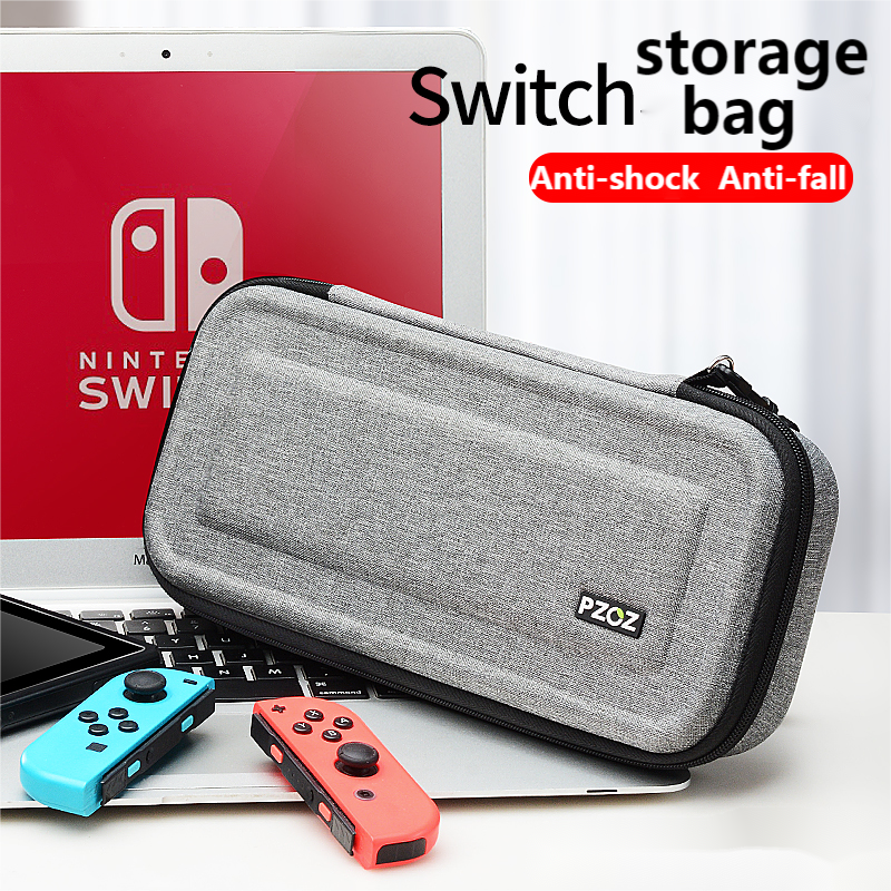 Pzoz túi đựng đồ cho nintendo switch hộp đựng đồ đi lại ns vỏ cứng túi bảo vệ cầm tay có thể chuyển đổi phụ kiện ngoại vi nintendo túi sắp xếp băng cassette oled