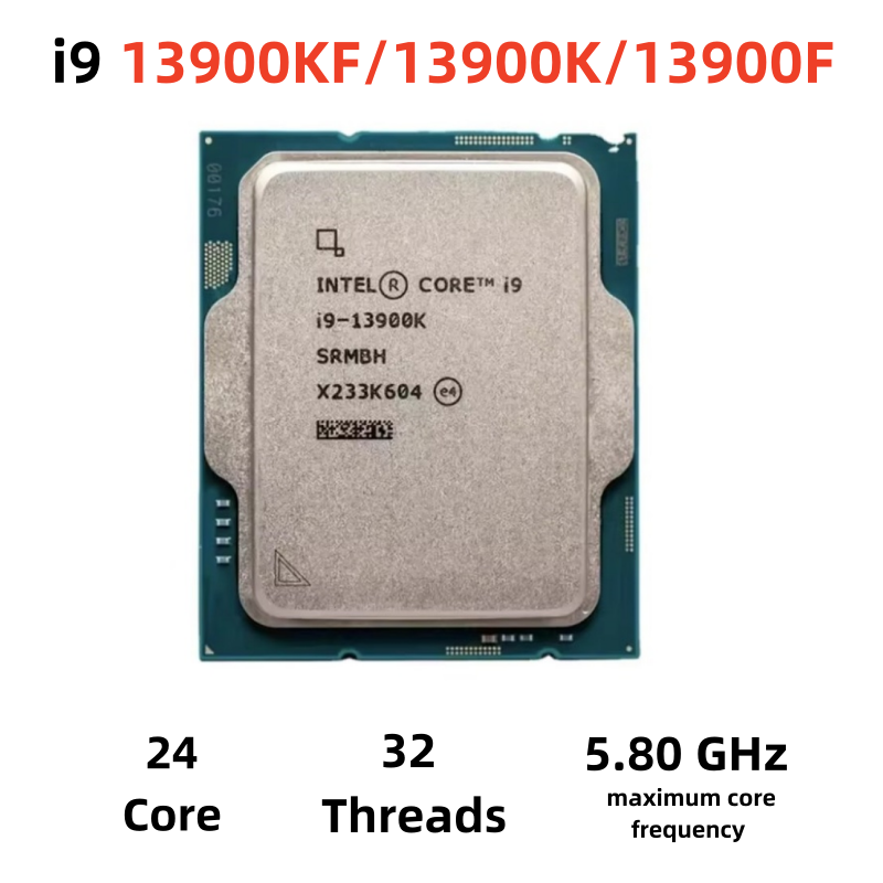 Intel Core I9 13900K Processor - 16C/32T, 5.8Ghz Turbo, Ddr5/Ddr4