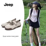 Jeep Spirit 1941 estd 2025 thể thao mùa hè mới thoải mái chống trượt đế mềm miệng nông giày đơn nữ