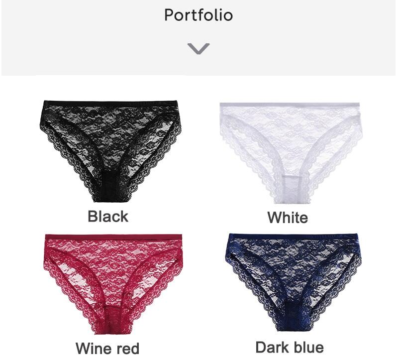 FINETOO Quần Lót Xuyên Thấu Ngoại Cỡ Đồ Lót Nữ Gợi Cảm, Quần Lót Ren Hoa Quần Lót Nữ Cho Nữ, Pantys Thân Mật