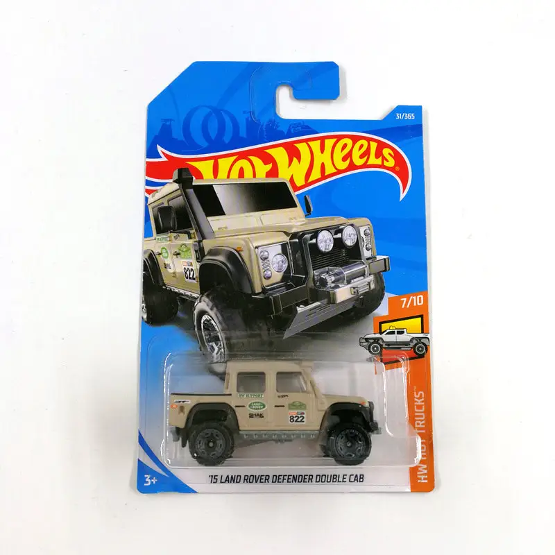 hot wheels land rover defender double cab