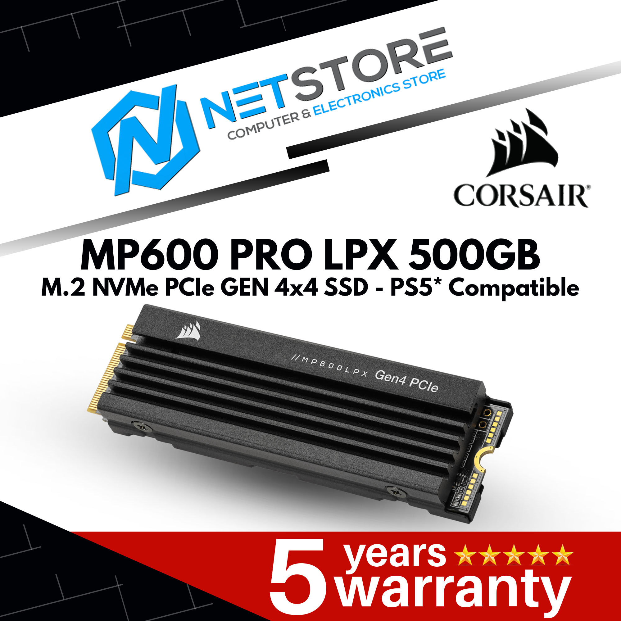CORSAIR MP600 PRO Low Profileシリーズ 500GBモデル LPX PCIe Gen4 x4 NVMe M.2 S 割30% 