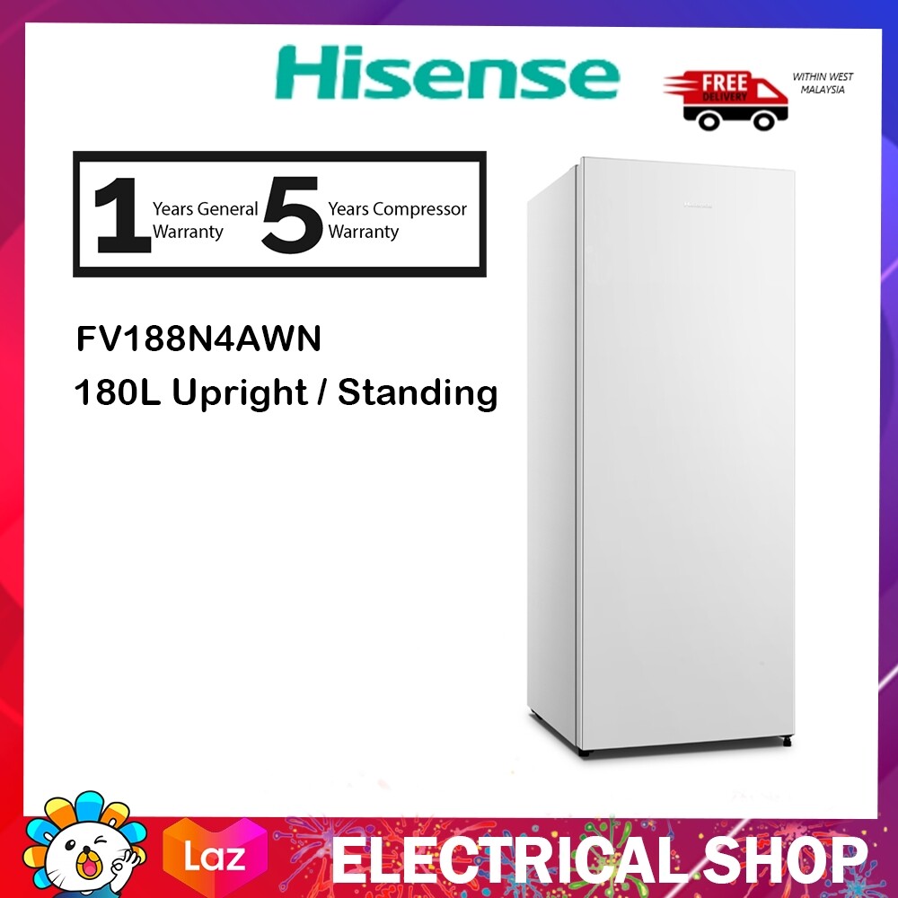 hisense freezer upright 177 litre