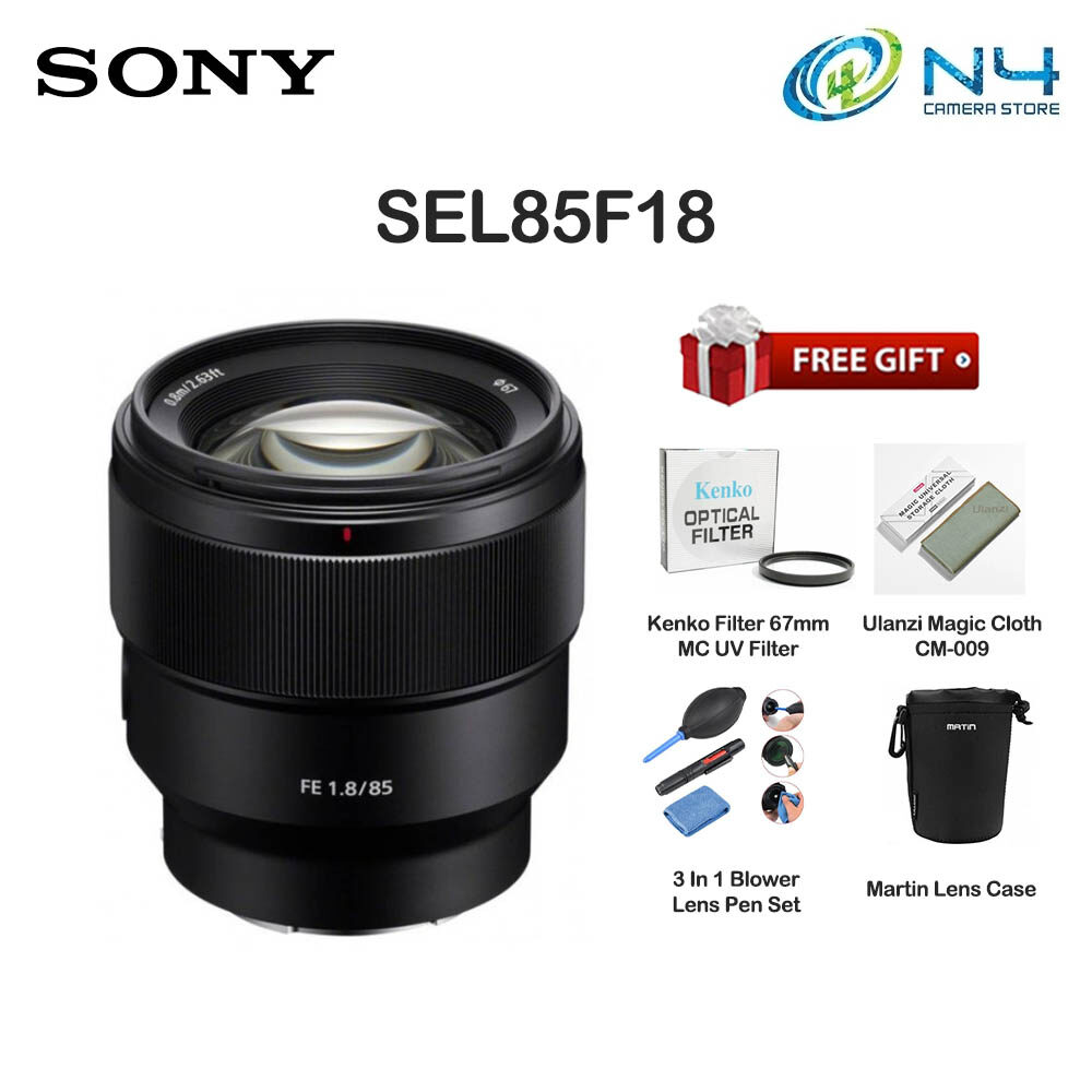 Sony Lens FE 85mm F1.8 Lens SEL85F18 (Sony Malaysia Warranty) ( 1+1 Year Sony Malaysia Warranty ) Harga 2,005 Ringgit*Penghantaran Percuma