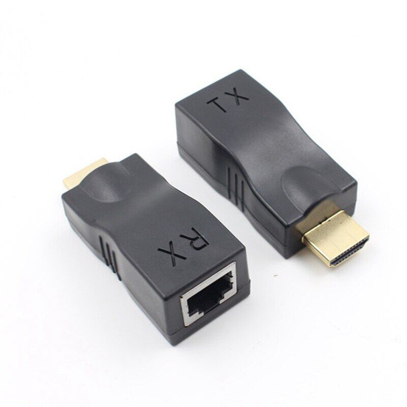 Bộ Chuyển Đổi Mạng LAN 4K 3D HDMI 1.4 30M Sang RJ45 Qua Mạng Cat 5e 6 6