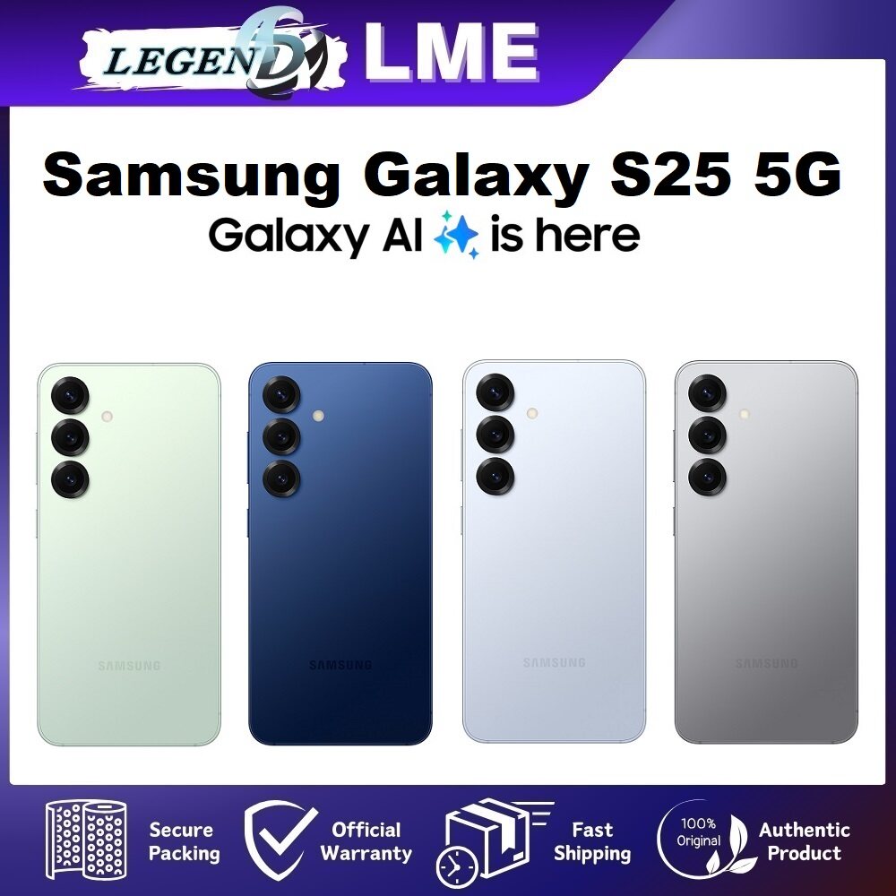 [NEW SET] Samsung Galaxy S25 5G (256GB/512GB ROM | 12GB RAM) 1 Year Samsung Malaysia Warranty