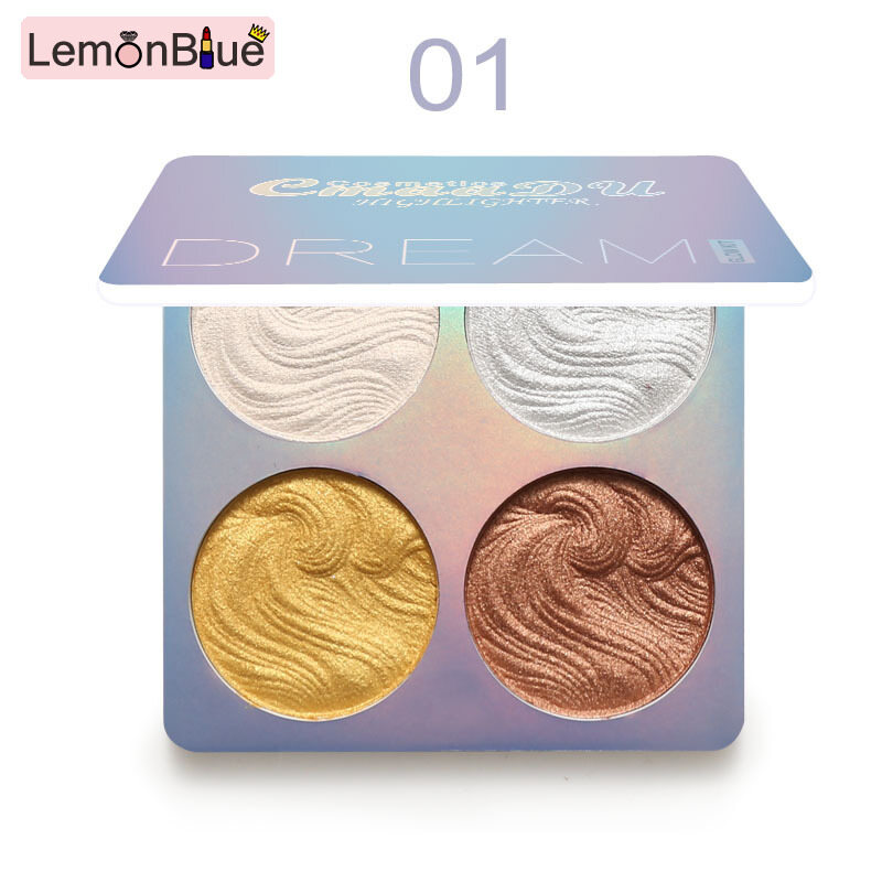 Gambar Highlighter Makeup Shimmer Baking Highlighter Palette Base Illuminator Highlight Face Contour Bronzer